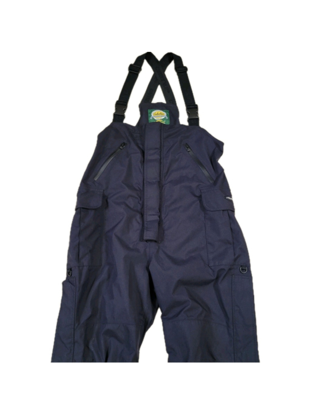 Cabelas Dry Plus Men Black Gore-Tex Thinsulate Hunting Insulated Overalls Medium - Picture 7 of 14